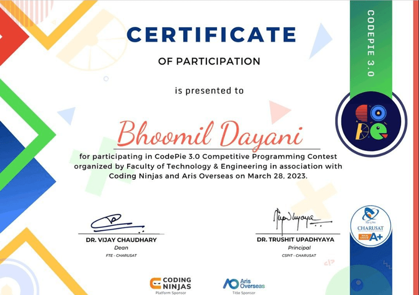 Codepie 3.0 Participant