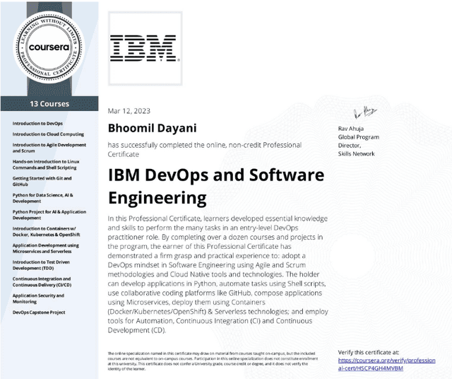 IBM DevOps and Software Engineering